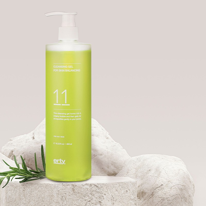 Erti 11 Cleansing Gel for Skin Balancing 480ml / 에르띠