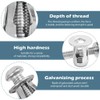 EMVANV 20 PCs Hollow Door Anchors,Hollow Metal Cavity Fixing Hollow