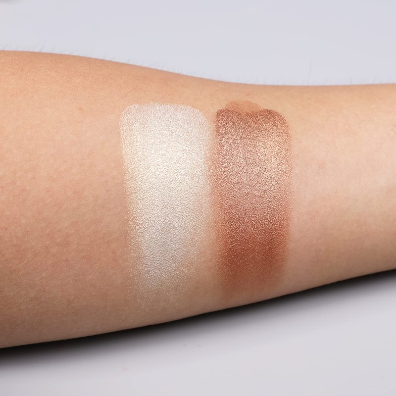 IS'MINE Single Duo Shimmer Brown Eyeshadow, Dual Color, Longwear, White
