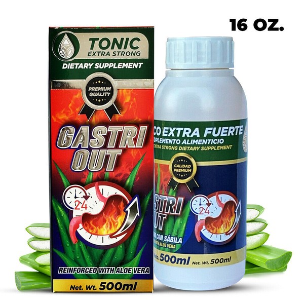 Tierra Naturaleza GastriOut (Pack 2) Suplemento Bebible para la Gastritis Antinflammatory, Ulceras