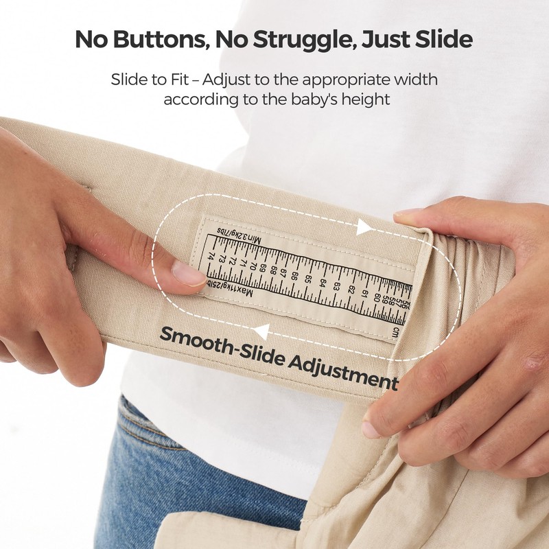 Momcozy Newborn Carrier WeeSnug- Lightweight and Cozy Comfort for 7-25