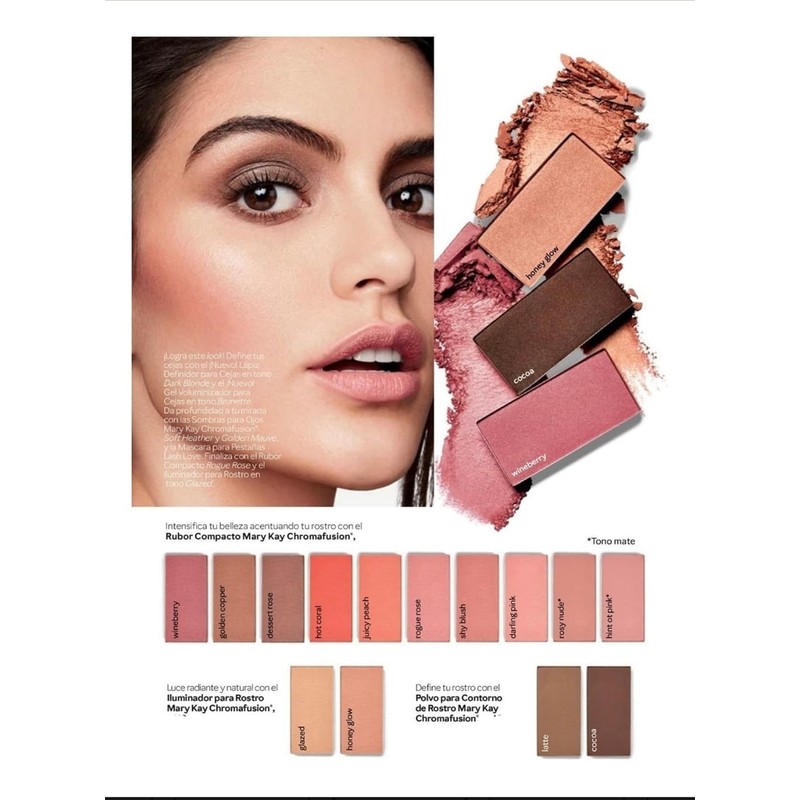 Rubor Compacto Mary Kay Chromafusion (Wineberry)