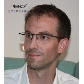 Eyekepper Quality Half-Rim Reading Glasses with Spring Hinges for Women Men