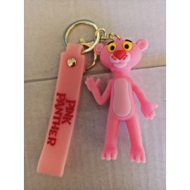 PINK PANTHER KEYCHAIN / BACKPACK CLIP -PVC 3D-NEXT DAY SHIPPING