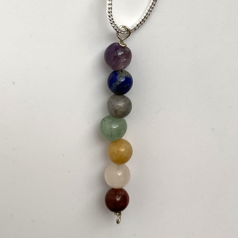 VIE 7 Chakra Gemstone Beads Necklace