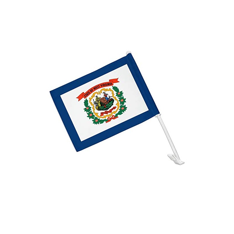 GRAPHICS & MORE West Virginia State Flag Car Truck Flag