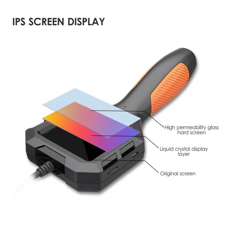 Industrial Endoscope 1080P Digital Borescope IP68 Waterproof Snake Scope Camera