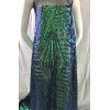 New Creations Fabric And Foam Inc Green Iridescent Geometric Sequins