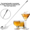 Stainless Steel Cocktail Mixing Spoons, Bar Spoons, Long Handle, Long
