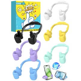 Stocking Stuffers for Men Women Christmas: Teens Girls Boys Gifts for Kids Thumbs Up Lazy Cell Phone Stand Holder for Desk Funny Gift for Dad Mom Wife Husband Adults Teenage Cool Gadget Trendy Stuff