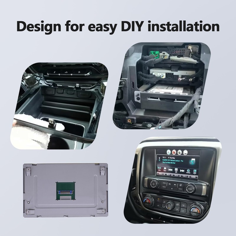 8 Inches Touch Screen-Digitizer Navigation Radio LCD Compatible Chevy Silverado