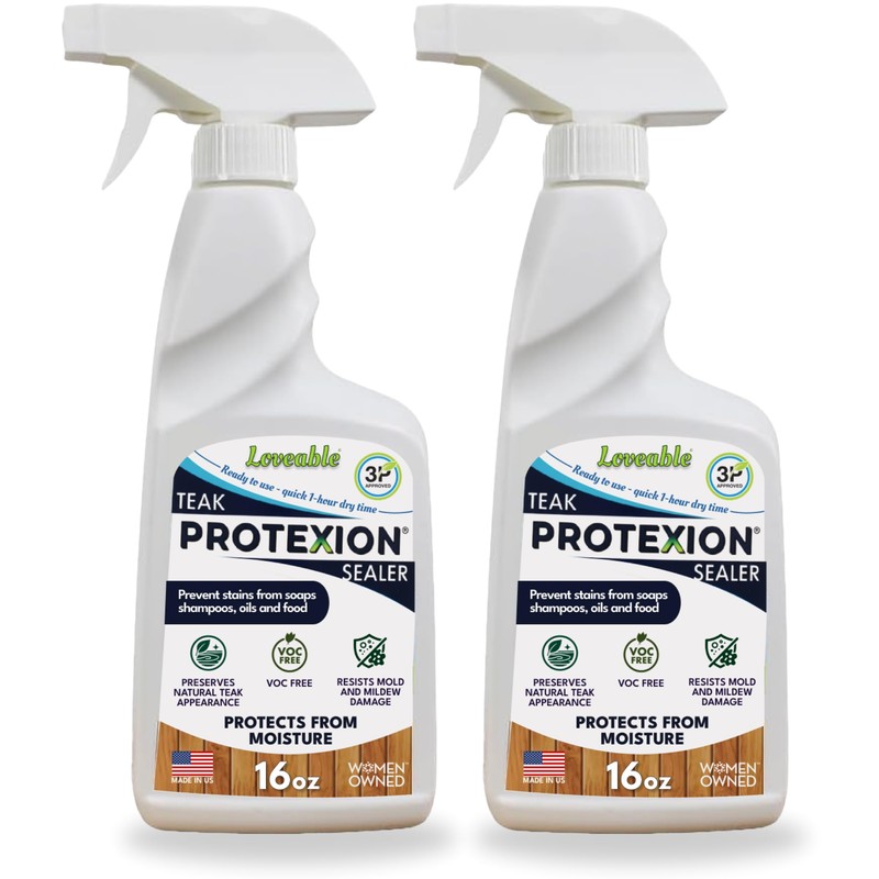 EcoDecors Loveable 16oz Teak Protexion Sealer Spray - 2 Pack