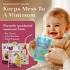Harrington Baby No Squeeze Pouch Holder - Mess-Free Self-Feeding for
