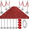 Pelopy Stanchion Posts Queue Crowd Control Stanchion Velvet Ropes Carpet