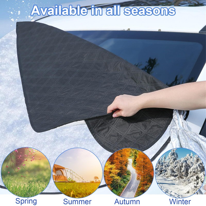 Car Windshield Sun Shade, 2024 Reflector Sunshade Cool Reflective Sun