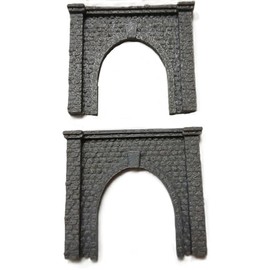 Z Gauge Stonework Detail Railway Tunnel Single Track Train Portal Entrance x2