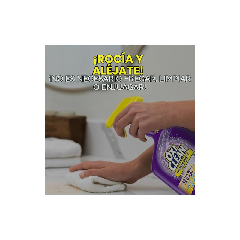 Kaboom Shower Guard - Limpiador de ducha diario, 30 onzas