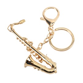 MoonEmbassy Key Holder, Saxophone, Miniature Saxophone, Musical Instrument Gift, Case Included