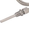 K Type Thermocouple Sensor 1/8 NPT 80mm Temperature Probe Yellow
