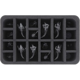 Feldherr HS060A017 foam tray compatible with Blood Bowl: Gwaka'moli Crater Gators
