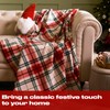 OHS Fleece Throw Blanket for Bed, Soft Warm Cosy Christmas