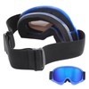 Children Ski Doublelayer Antifog Snow Antisnow Blindness Climbing Windproof Glasses(blue