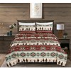 Chezmoi Collection 4-Piece Southwestern Cowboys Aztec Sheet Set King -