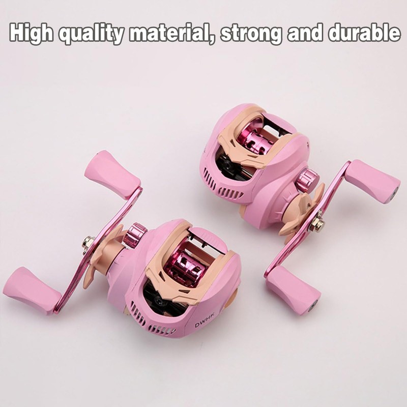 AIMALL Baitcasting Fishing Reel 18+1BB High Speed Drop Wheel Left/Right