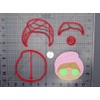 Spa Girl Head 266-E899 Cookie Cutter Set