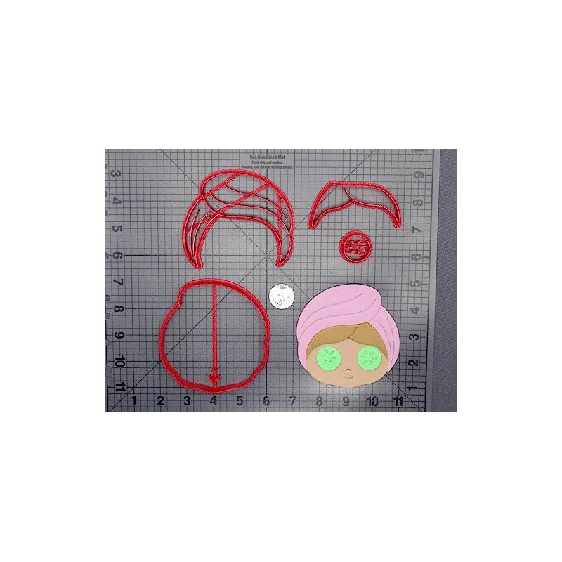 Spa Girl Head 266-E899 Cookie Cutter Set