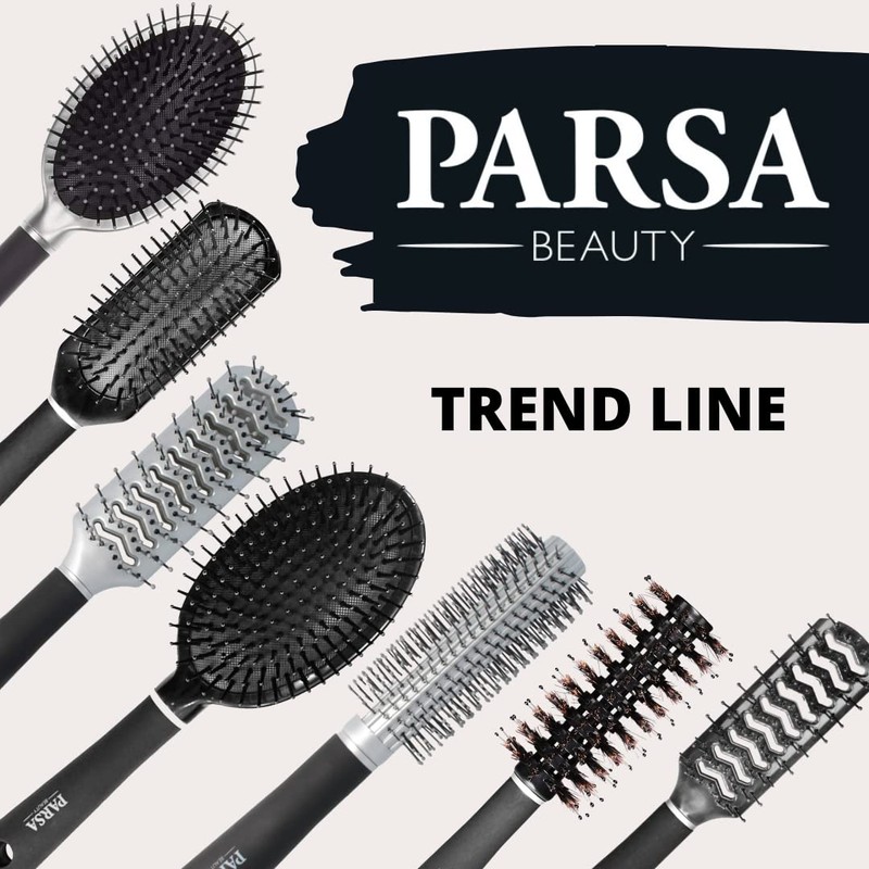 PARSA Beauty Hair Brush, Oval Allround Hair Styling Brush with