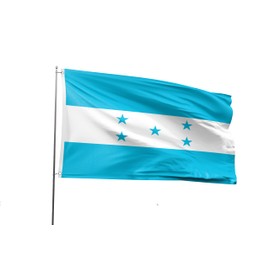 Honduras Flag 2x3FT Hondurans National Polyester Printed Latin America Flag With 2 Grommets For Hondurans Themed Festival Event Parade Party Heritage Hispanic Month Decoration