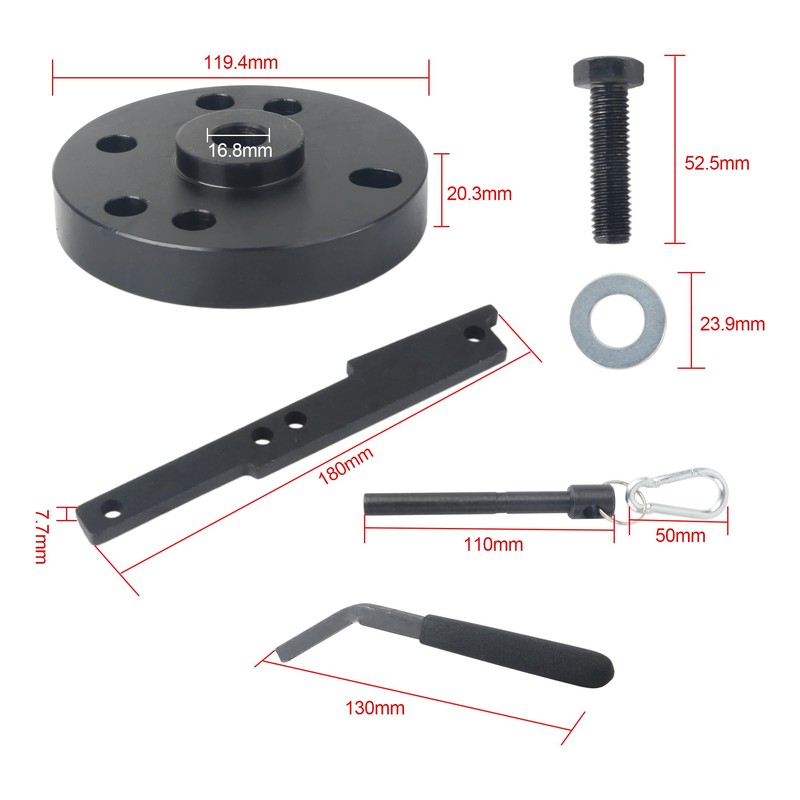 DAYUAN Cam Timing Injector Cam Gear Puller Tool Kit for