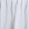 21 feet x 29-Inch White Polyester Banquet Table Skirt Linens