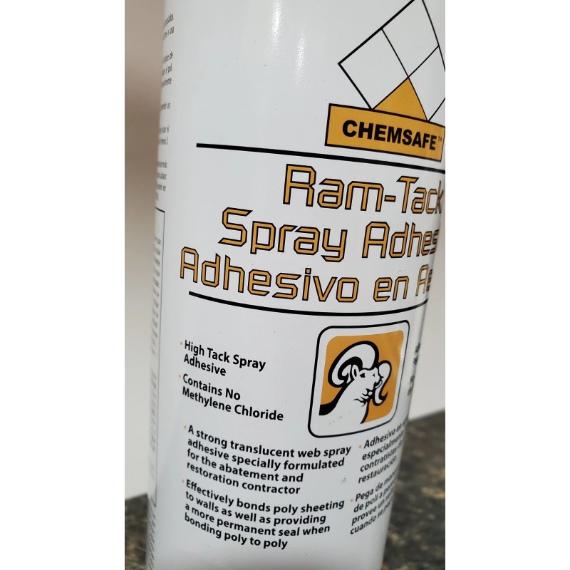 Aramsco 1 can - Chemsafe RAM-TACK Adhesive Spray 12 Oz