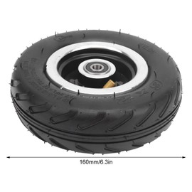 6x2 Inflatable Tires with Aluminum Alloy Hub Strong Grip for Electric Kickboard Pneumatic Tires