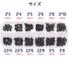 YFFSFDC 240PCS PC Screws Set 12 Types M2 M2.5 M3
