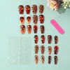 Maple Leaf Thanksgiving Press on Nails Medium Ballet Shaped Artificial