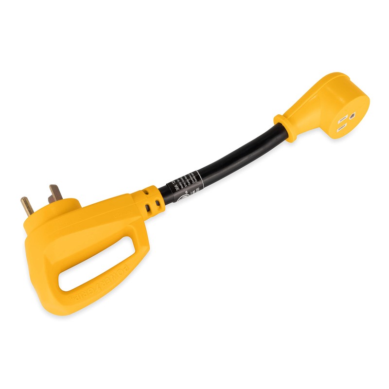 Camco RV PowerGrip Adaptador eléctrico Estilo Hueso de Perro con