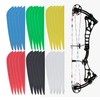 30 Pcs Arrow Fletching, Hunting Arrows Feather, Arrow Fletching Wing,