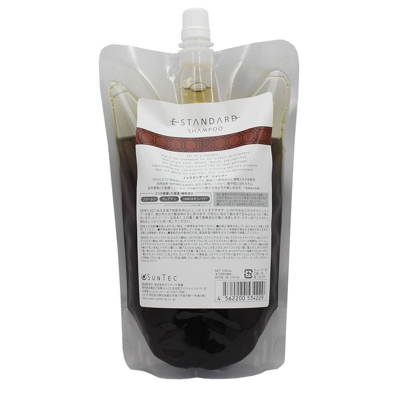 E Standard Shampoo Refill 16.9 fl oz (500 ml) Refill