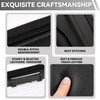 Leathario Portfolio Binder, Padfolio Organizer, 3 Ring Binder with Zipper