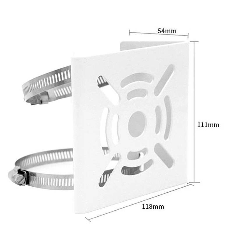 compcctv Universal Vertical Pole Mount Adapter with 2 Loops, Wall