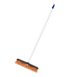ＫＬＫＣＭＳ Heavy Duty Broom Portable Ergonomic Long Handle for Warehouse Outdoor Garden