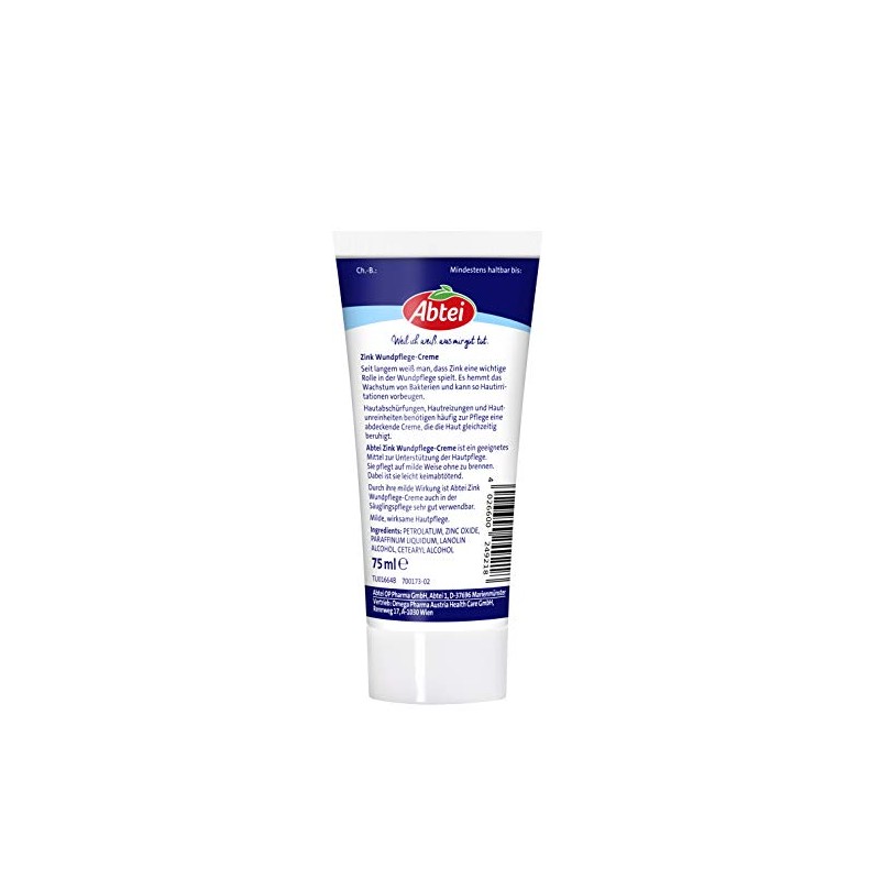 Abtei Zinc Wound Care 75 ml, Pack of 1 (1