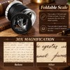 30X Pocket Magnifier for Detailed Inspection – LED UV Light,