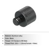 sourcing map Microphone Stand Adapter 1/4 Female to M8 Male