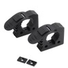 2Pcs Adventure Shovels Bracket,Quick Release Rubber Clamp Mounting Bracket for Shovels,1-Inch to 1-1/2-Inch Diameter Adventure Shovel Rack,Off-Road Vehicle, UTV, Truck Chassis Work Vehicle Accessories