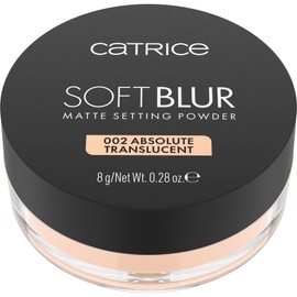 Catrice Soft Blur Matte Setting Powder, longlasting, mattifying, pore refining, natural, translucent (8g)