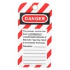 Safety Label, Hazard Label 10 Pieces Front/Back Label Security Label
